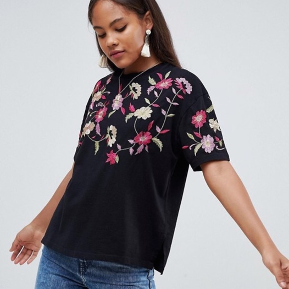 asos embroidered top
